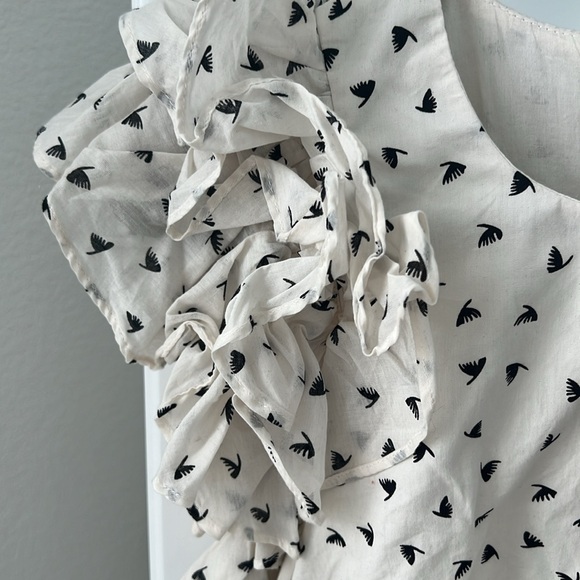 French connection Ruffle Sleeve dress size 2 - Picture 5 of 9